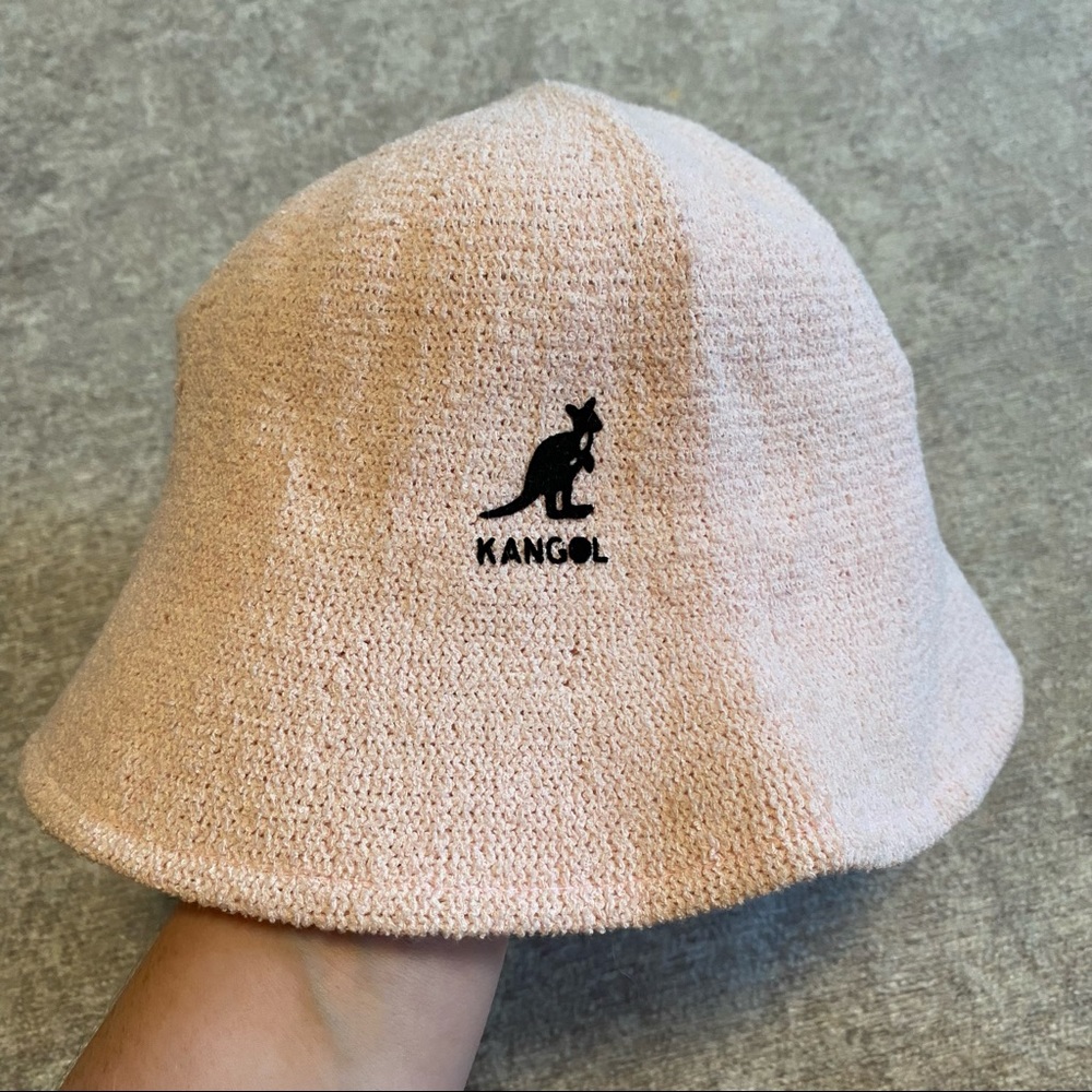 Vintage Kangol Bucket Hat Baby Pink Retro Y2K 90s